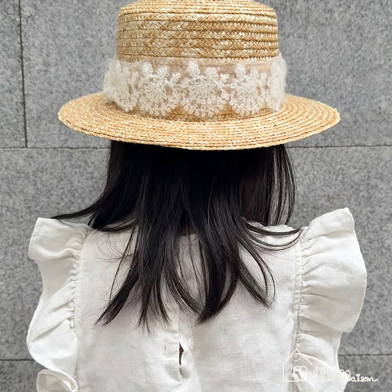 lace flat cap