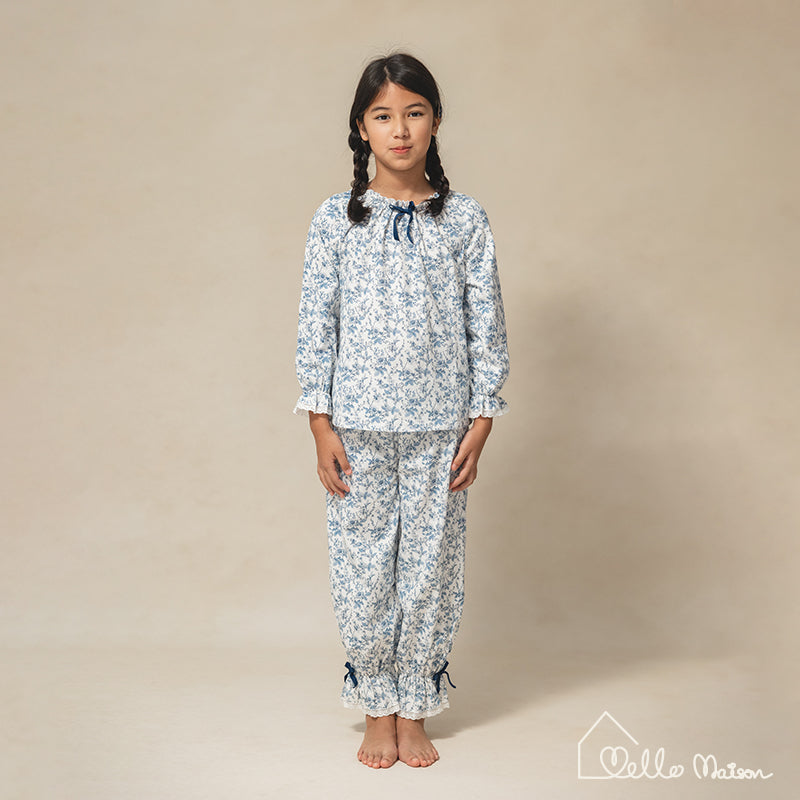 Blue Willow Cotton Set