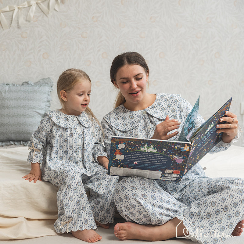 Antique Mirror Cotton Set