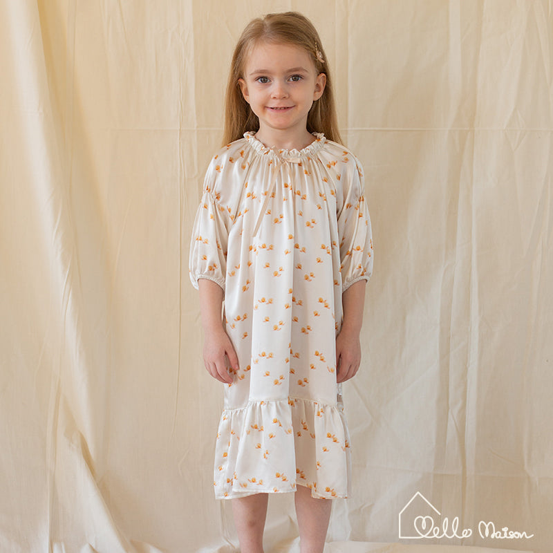 Creamy Snail Mulberry Silk Pajama Set