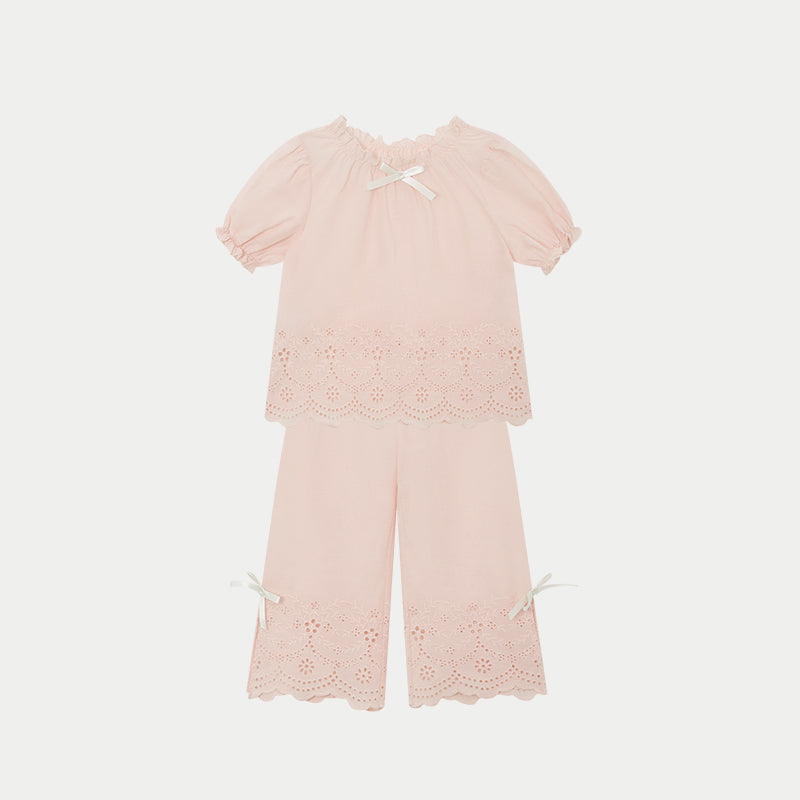 Pastal Embroidery Cotton Set