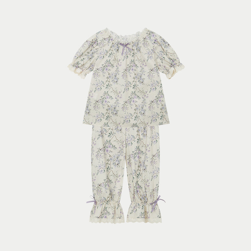 Violet ladybirds Cotton Set