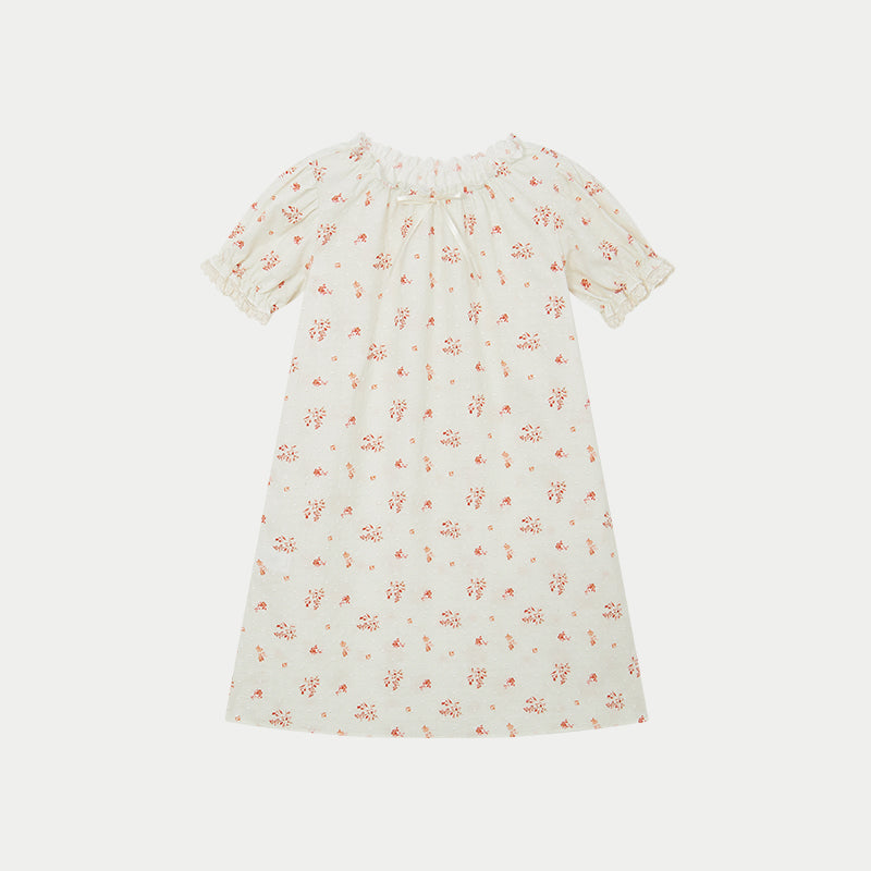 Cherry Bloom Cotton Dress