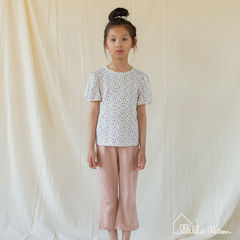 Puff sleeve Bell Bottom Organic Sets