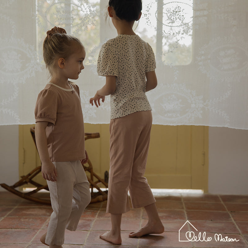 Puff sleeve Bell Bottom Organic Sets