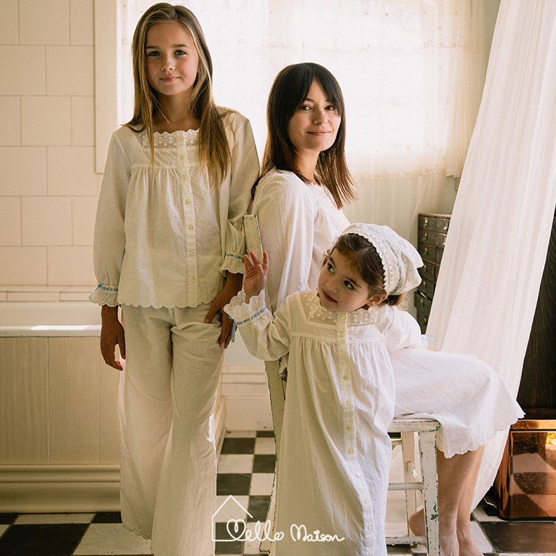 White Jacquard Cotton Dress