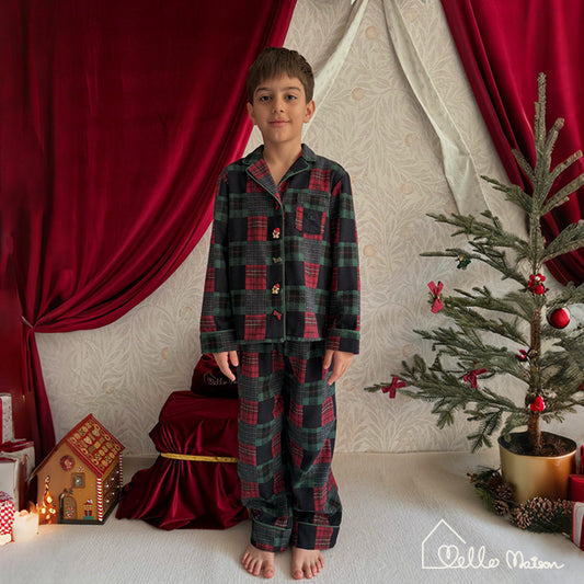 Holiday Tartan Cotton Set