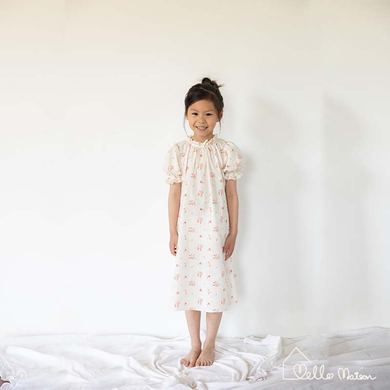 Cherry Bloom Cotton Dress