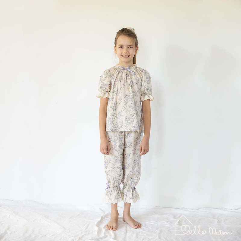 Violet ladybirds Cotton Set