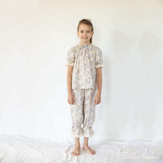 Violet ladybirds Cotton Set