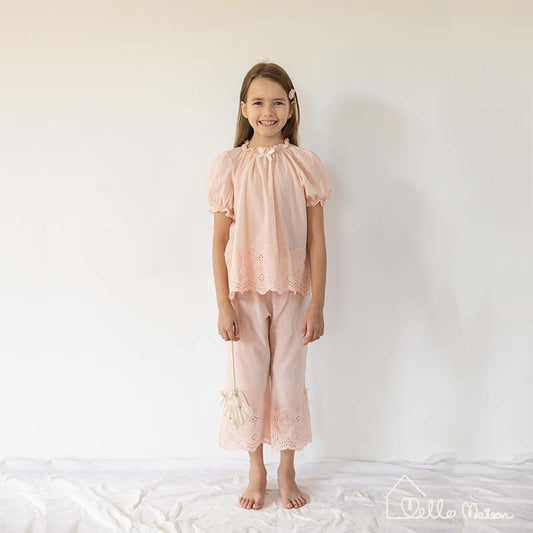 Pastal Embroidery Cotton Set